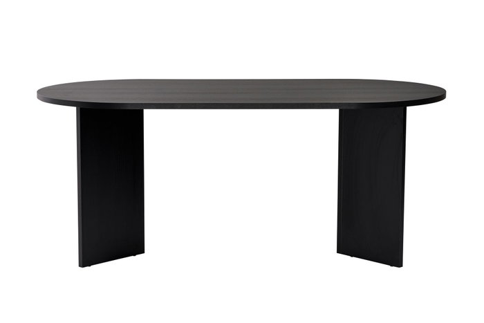 Nordure Sablin Mesa de Comedor Negro Madera
